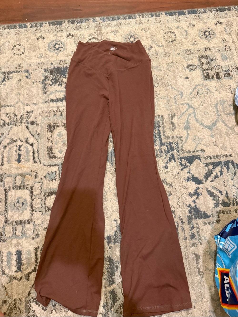 Women's Kids' Brown Flared Yoga Pants